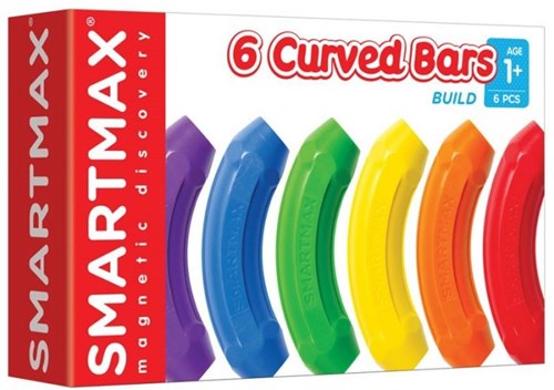 Smartmax magneti set di costruzione - Xtension set 6 barre curve giocattolo