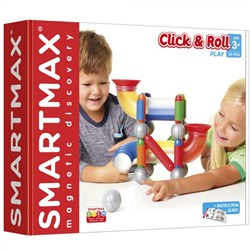 Smartmax giocattolo magnetico da costruzione Click & Roll set colorato