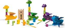 BS Toys gioco di impilare draghi giocattolo in legno educativo motricità