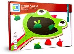 BS Toys Racchetta Gecko - Gioco di presa e lancio per bambini
