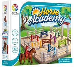 Smart Games gioco di logica Horse Academy - 80 sfide percorso ostacoli cavalli