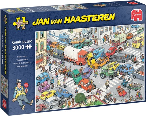 Jan van Haasteren puzzle caos traffico 3000 pezzi puzzle cartoon adulti