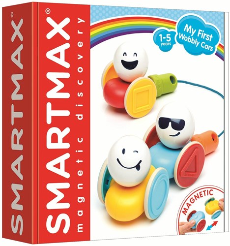 Smartmax giocattolo magnetico - Set di costruzione My First Wobbly Cars