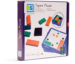 BS Toys Puzzle in Legno - Gioco Educativo di Forme - Giocattolo Colorato