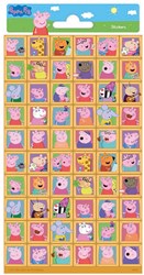Totum foglio di adesivi Peppa Pig - set di sticker per bambini - Peppa Pig