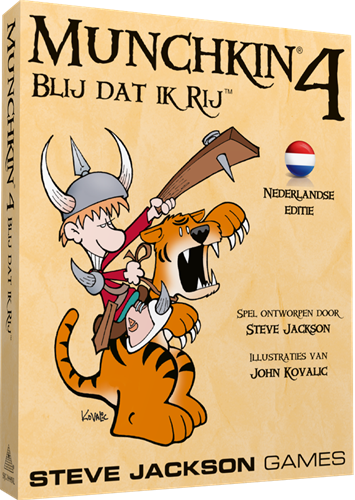 Asmodee Munchkin 4 Sono contento di guidare - NL
