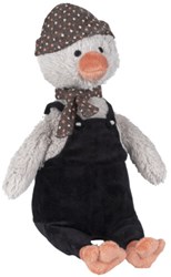 Happy Horse peluche pinguino Polar 37cm - peluche nero grigio