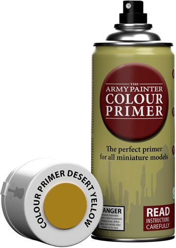 The Army Painter spray colorato giocattolo - Primer Desert Yellow per miniature