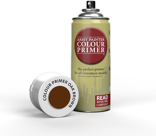 The Army Painter primer colore marrone - spray Oak Brown per miniature