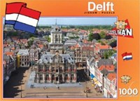 Puzzelman puzzle Delft municipio 1000 pezzi cartone adulti
