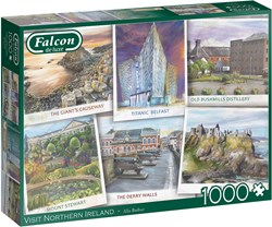 Jumbo puzzle - Falcon Visit Northern Ireland puzzle 1000 pezzi