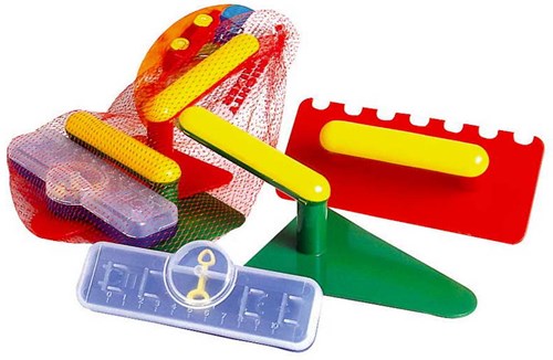 Androni Giocattoli set attrezzi da costruzione giocattolo - 3 pezzi - plastica
