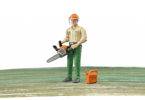 Bruder figura forestale con accessori - 10,7cm - giocattolo-2
