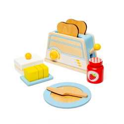 BigJigs set colazione in legno giocattolo - cucina gioco di ruolo