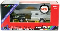 Britains quad set giocattolo fattoria con rimorchio scala 1:32