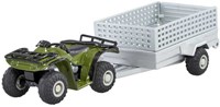 Britains quad set giocattolo fattoria con rimorchio scala 1:32-2