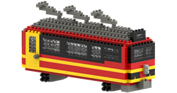 Brixies treno svizzero Jungfrau - set di costruzione nano - 384 pezzi