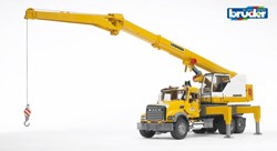 BRUDER MACK Granite Liebherr crane truck veicolo giocattolo