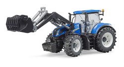 Bruder trattore New Holland T7.315 giocattolo con caricatore frontale blu 1:16