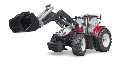 Bruder Steyr 6300 CVT trattore - veicolo giocattolo con caricatore frontale - scala 1:16-2