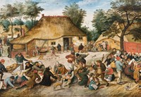Grafika puzzle Brueghel Le Repas de Noce 1568 1000 pezzi arte