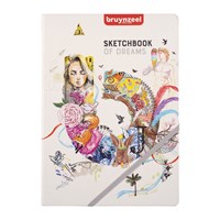 Bruynzeel album da disegno A4 taccuino creativo 140g 80 fogli bianco