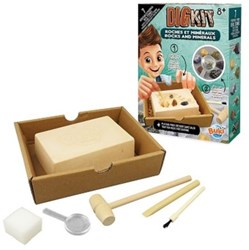 Buki digkit pietre e minerali set educativo per bambini