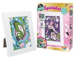 Buki quadri glitter - set creativo farfalla con brillantini