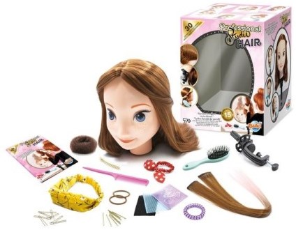BUKI testa da parrucchiere studio set professionale per acconciature