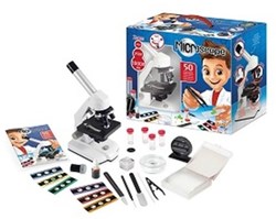 Buki set microscopio giocattolo 50 esperimenti per bambini