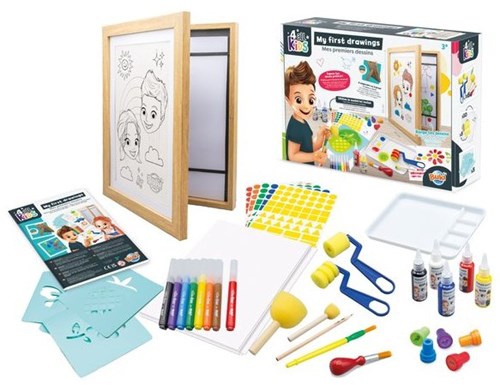 Buki scatola da disegno disegni bambini giocattolo creativo con cornice A4