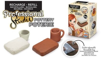 Buki ricarica di argilla professionale per ceramica - 1 kg