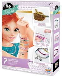 Buki set braccialetti con paillettes - kit creativo per bambini