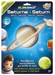 Buki sticker Saturno - Pianeta fosforescente per cameretta bambini