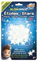 Buki stelle 3D glow adesivi spazio per soffitto cameretta bambini