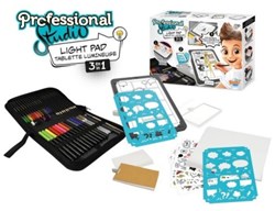 Buki tavoletta da disegno 3 in 1 - tavoletta luminosa creativa per bambini