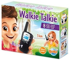 Buki walkie talkie giocattolo - portata 3 km - schermo led
