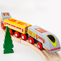 BigJigs treno proiettile in legno - giocattolo treno alta velocità-2