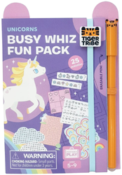 Tiger Tribe libro di enigmi unicorno - attività creative per bambini