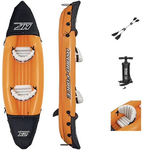 Bestway kayak Hydro-Force gonfiabile set 2 persone con pagaie