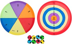 Spordas gioco di lancio Hook-N-Loop Targets starter set per bambini