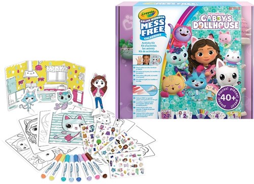 Crayola set da colorare Gabby's Dollhouse Color Wonder attività