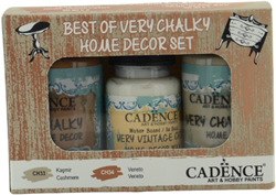 Cadence set vernice gessosa Best of Very Chalky Cashmere per mobili