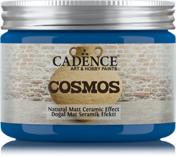 Cadence vernice ceramica Royal Blue 150 ml - vernice opaca per hobby