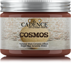 Cadence vernice ceramica opaca Rusty Brown 150 ml - vernice decorativa hobby