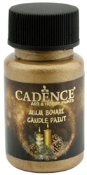 Cadence vernice per candele oro antico 50 ml - vernice creativa per candele