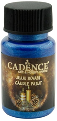Cadence vernice per candele blu 50 ml - vernice creativa per decorazione candele