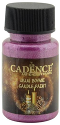 Cadence vernice per candele 50 ml ciclamino - vernice creativa per candele