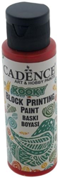 Cadence vernice linoleum giocattolo Kooky Linoverf 70 ml rosso per bambini