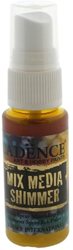 Cadence spray inchiostro metallico giallo - Mix Media Shimmer 25 ml creativo